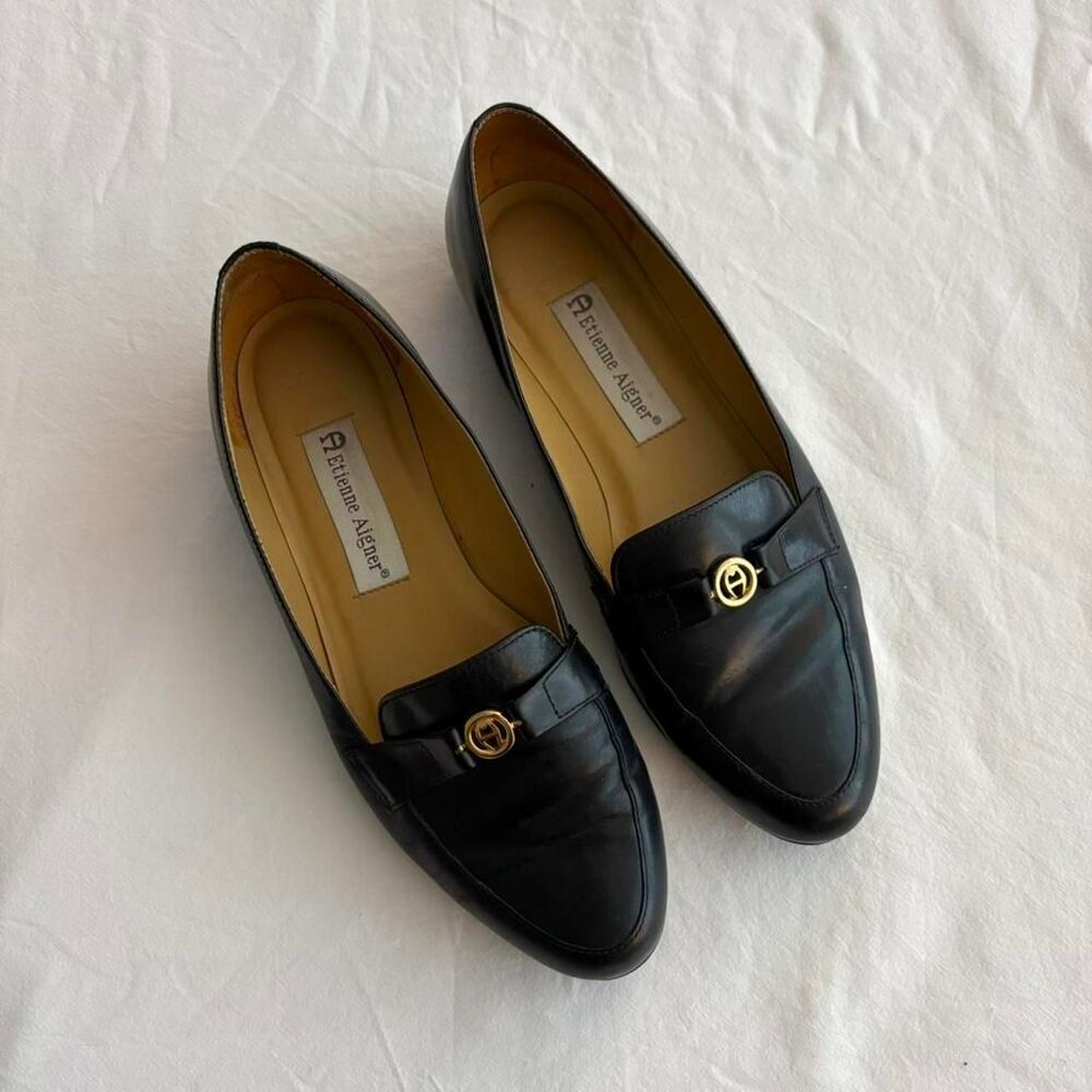 Etienne-aigner Women's Black Loafers
